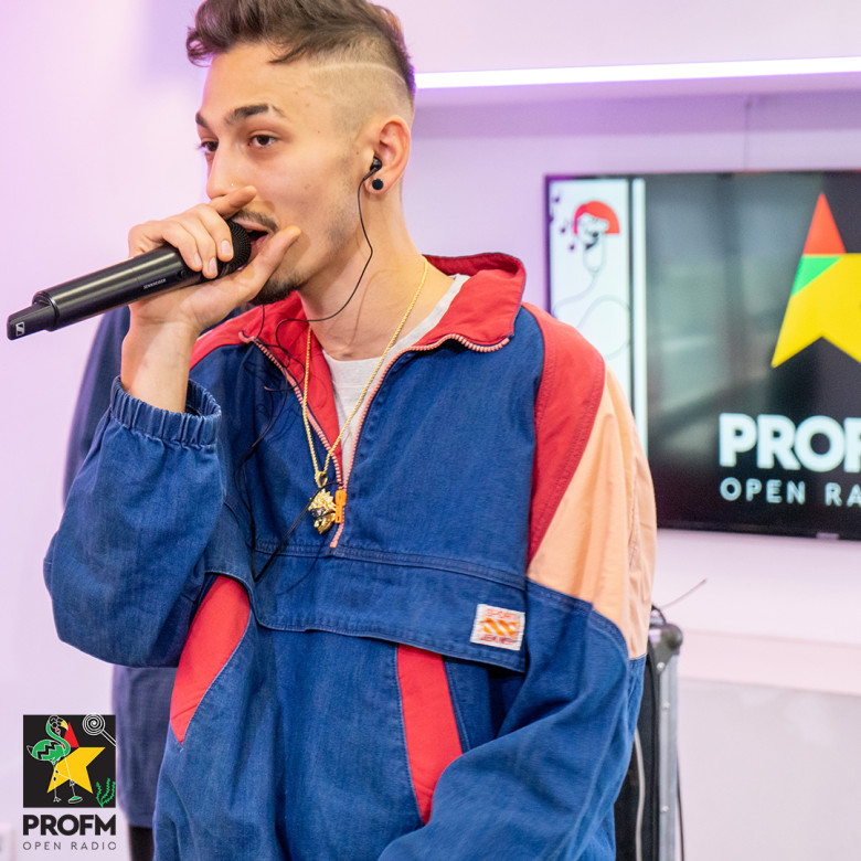 Juno la „Dimineața Blană” de la PROFM/ Foto: PROFM