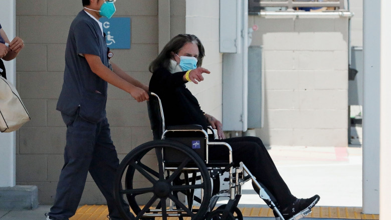 *PREMIUM-EXCLUSIVE* Mama, I'm Coming Home! Ozzy Osbourne leaves the hospital in a wheelchair after 'major' spine surgery **WEB EMBARGO UNTIL 12:15 AM ET on June 16, 2022**