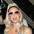 Paris Hilton exits her first concert at The Fonda in Hollywood
