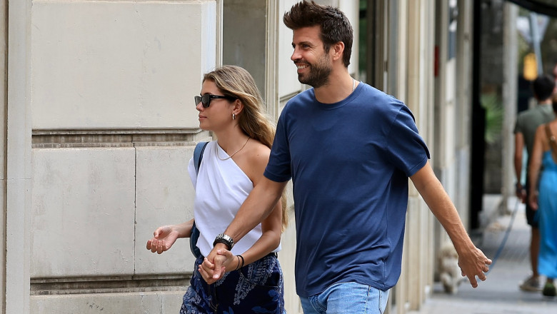 EXCLUSIVE: Gerard Pique And Girlfriend Clara Chia Enjoy A Lunch Date Together