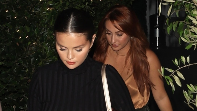 *EXCLUSIVE* Friends Again! Selena Gomez steps out to dinner with organ donor friend Francia Raísa and little sister in Santa Monica