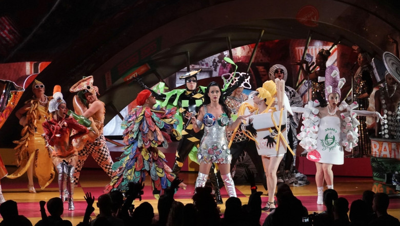 *EXCLUSIVE* Katy Perry's final residency show in Las Vegas, Nevada.