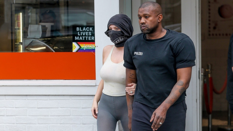 Bianca Censori și Kanye West /