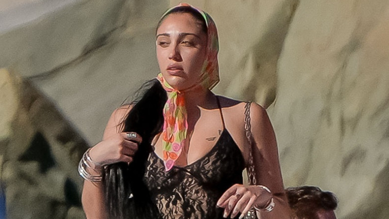 EXCLUSIVE: Madonna, daughter Lourdes Leon and son Rocco celebrate New Year’s Eve with a family lunch in St Bart’s