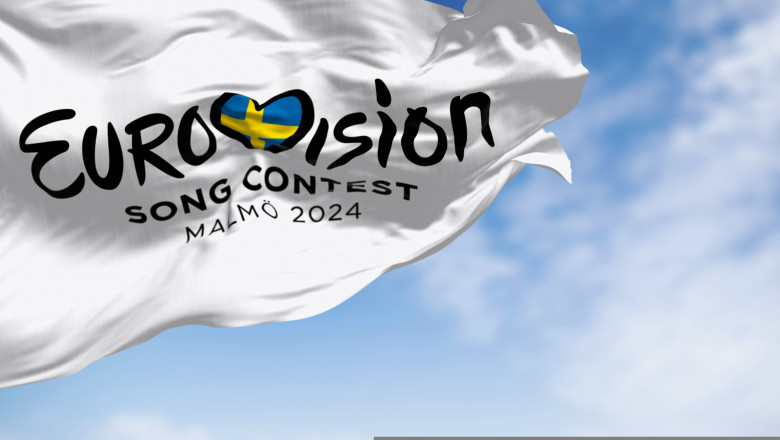Malmö,,Se,,Oct.,25,2023:,Eurovision,Song,Contest,2024,Waving