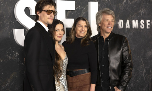 Jake Bongiovi, Millie Bobby Brown, Dorothea Hurley și Jon Bon Jovi/ Profimedia