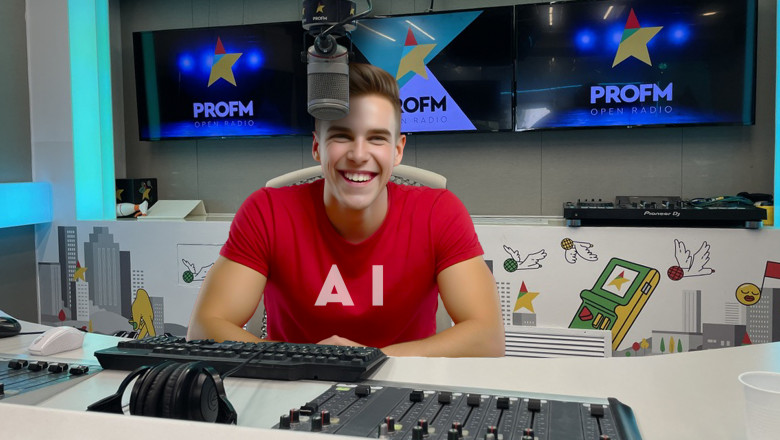 Alex Ionescu (AI) in studioul PROFM