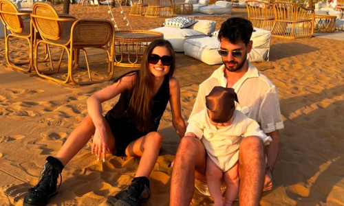 Theo Rose, Anghel Damian și fiul lor, Sasha/ Foto: Instagram