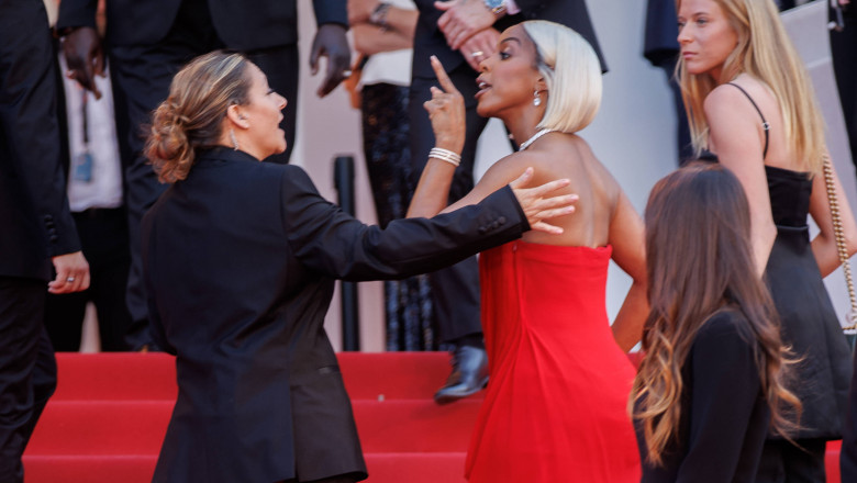 Kelly Rowland la Festivalul de Film de la Cannes/ Profimedia