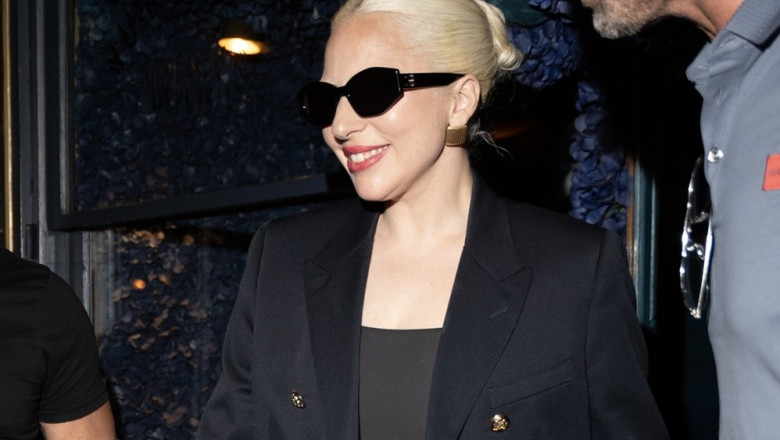 Lady Gaga Coming Out Of ''Laperouse'' Restaurant In Paris - 25 Jul 2024