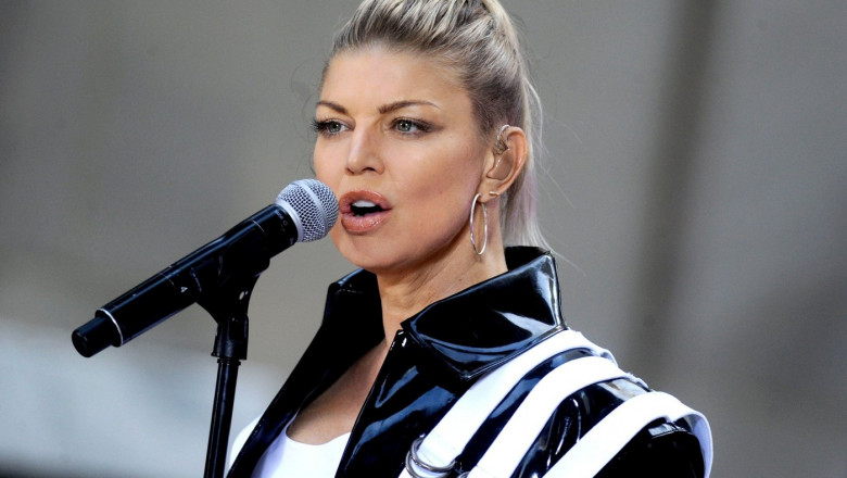 New York, New York, USA. 22nd Sep, 2017. Fergie live on stage during the 'NBC Today Show Citi Concert Series' at Rockefeller Plaza on September 22, 2017 in New York City. Credit: Geisler-Fotopress/Alamy Live News