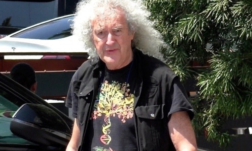 Queen Legend, Brian May Seen with Mystery Woman in Low-Key Ride in LA