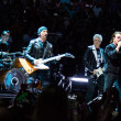 U2 performing live at Prudential Center in Newark