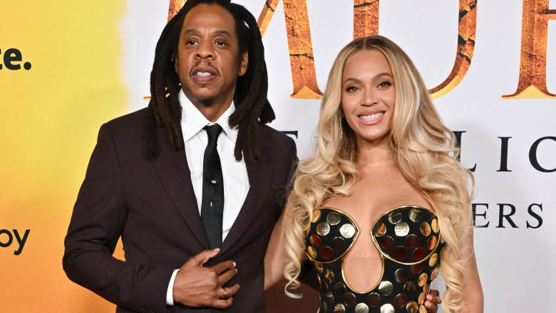 Beyonce și Jay-Z, apariție rară cu fiica lor Blue Ivy/ Profimedia