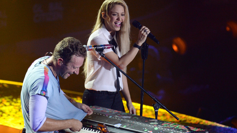 Shakira și Chris Martin/ Profimedia