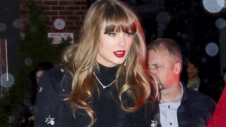 Taylor Swift and Travis Kelce arrive at Chez Margaux for dinner!