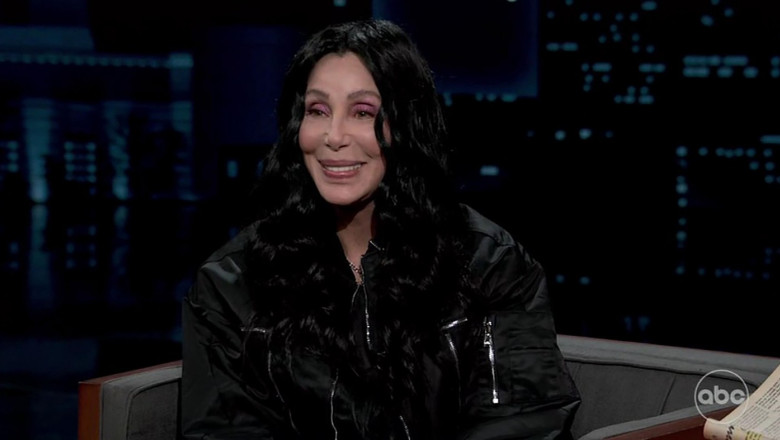 Cher reprimands Jimmy Kimmel, telling him: “This is so dumb,” during her first ever appearance on Jimmy Kimmel Live!