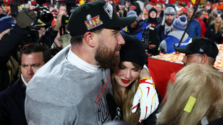 Taylor Swift și Travis Kelce/ Profimedia