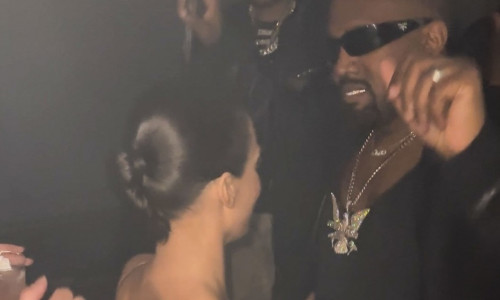 Kanye West and Bianca Censori pack on the PDA at Grammy after-party in LA!