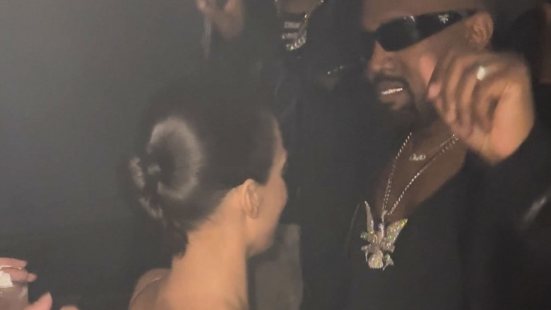 Kanye West and Bianca Censori pack on the PDA at Grammy after-party in LA!