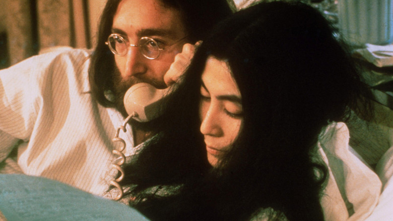 John Lennon and Yoko Ono