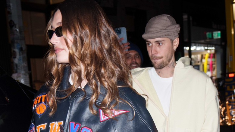 Justin and Hailey Bieber Are Spotted Headed to The Knicks vs The Lakers Game in New York City