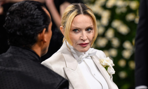 New York, USA. 6 May 2025. Madonna attending the Metropolitan Museum of Art Costume Institute Benefit Gala 2025. Photo credit should read: Matt Crossick/Alamy Live News