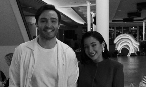 Nicole Cherry și Ed Westwick/ Foto: Facebook