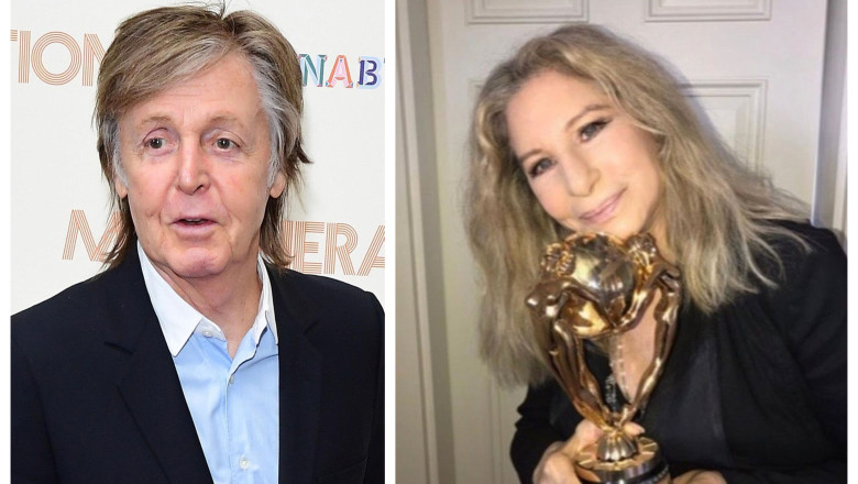 Paul McCartney și Barbra Streisand
