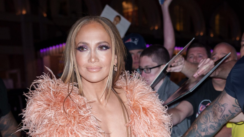 Jennifer Lopez is seen in New York City on May 19, 2025