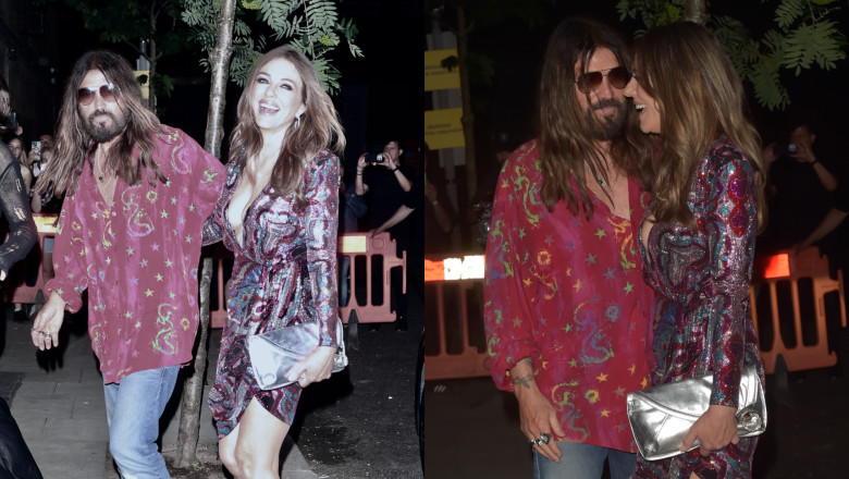 Billy Ray Cyrus și Elizabeth Hurley/ Profimedia