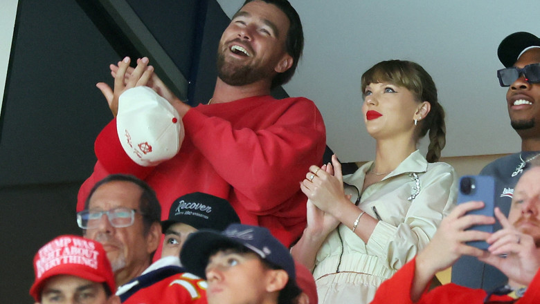 Taylor Swift și Travis Kelce/ Profimedia