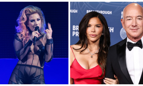 Lady Gaga, Lauren Sanchez și Jeff Bezos