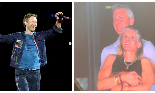 Chris Martin, ironic când surprinde pe camere un cuplu