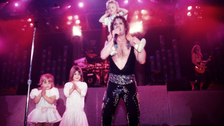 Ozzy Osbourne alături de copiii lui: Kelly, Aimee, și Jack/ Profimedia