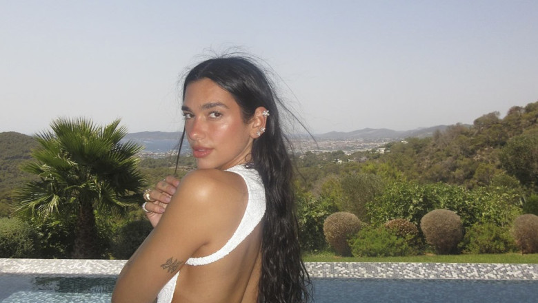 Dua Lipa on social media