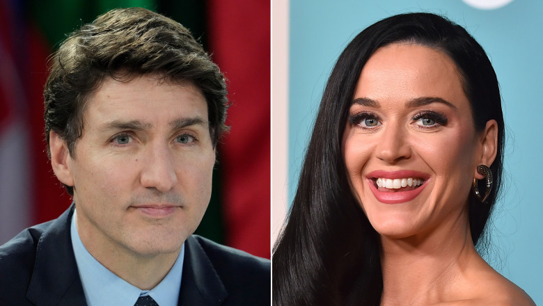 Katy Perry și Justin Trudeau/ Profimedia