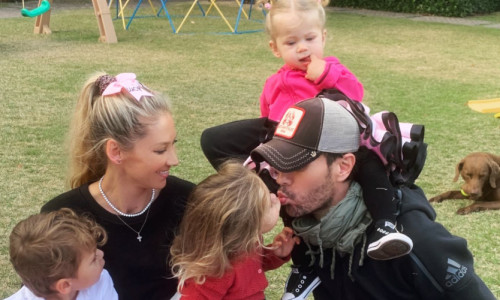 anna kournikova, enrique iglesias si copiii lor