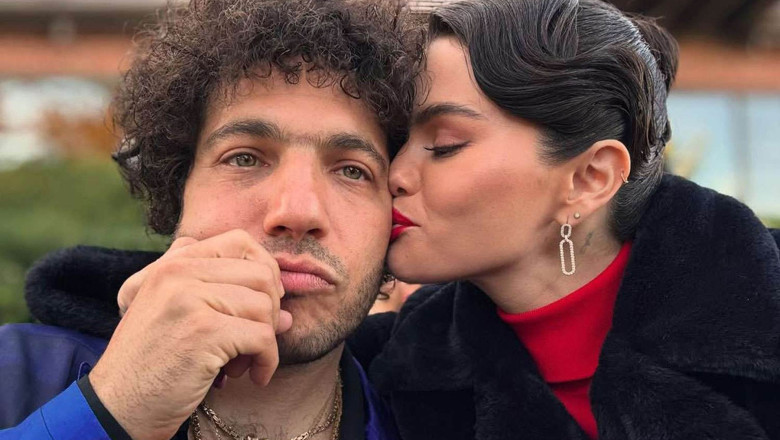 Benny Blanco and Selena Gomez.