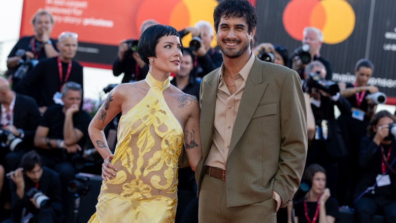 Halsey și Avan Jogia la Festivalul de Film de la Veneția/ Profimedia