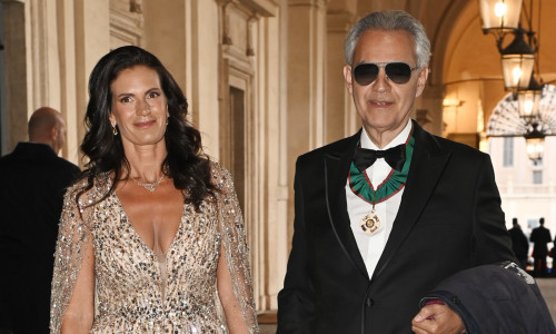 Arrivals at gala dinner in honor of King Charles and Queen Camilla Quirinale Palace - Rome, Italy
