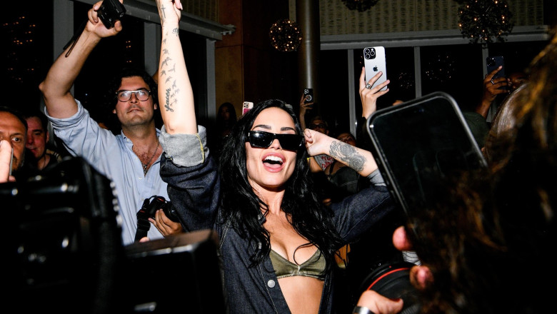 Stars Shine at Paper x Demi Lovato NYFW Boom Party at The Standard