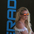 EXCLUSIVE: Britney Spears keeps a low profile and hangs out by the vending machines while her kids are skateboarding at a Los Angeles park