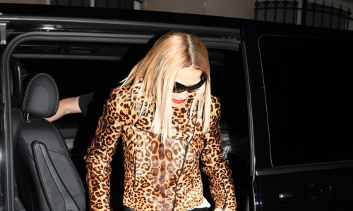 PFW - Rita Ora Arrives At Sugaar Restaurant