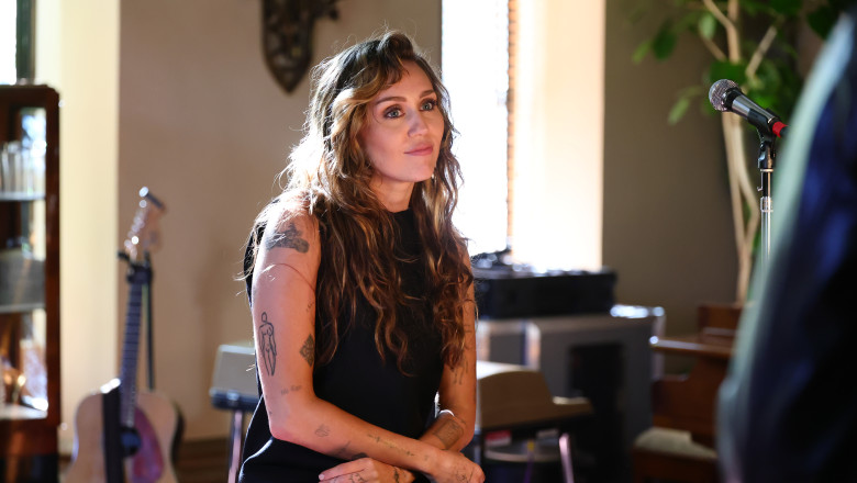 TikTok Presents Something Beautiful Album Release Event With Miley Cyrus