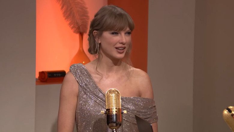 Taylor Swift sur le plateau de l'émission 