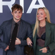 Beau Lee Jones and Emma Bunton attend the world premiere of "Victoria Beckham" at the Curzon Mayfair in London.