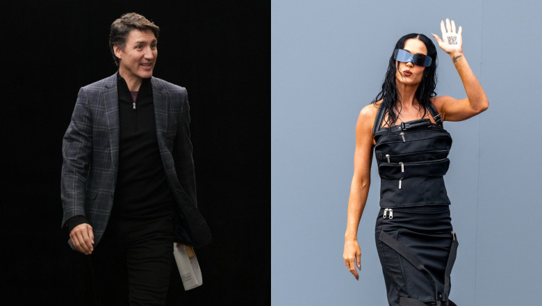 Katy Perry și Justin Trudeau/ Profimedia