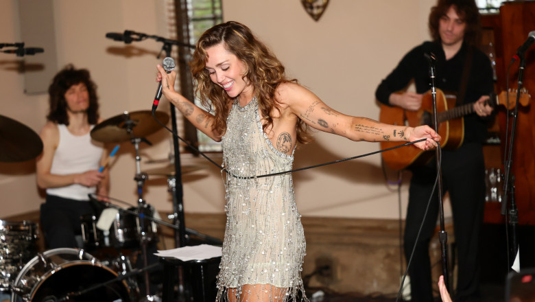TikTok Presents Something Beautiful Album Release Event With Miley Cyrus