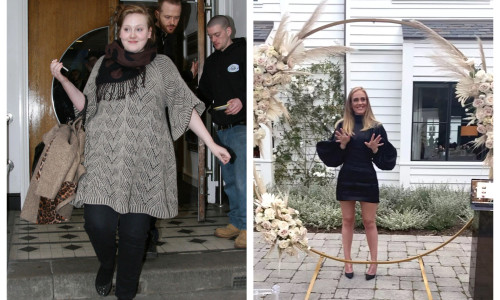 Adele, înainte și după ce a slăbit